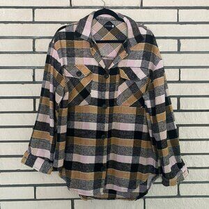 Johnnies Jeans Plaid Shacket